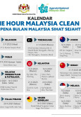 Kalendar One Hour Malaysia Clean Up